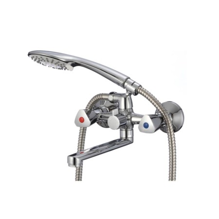 MILARDO TRISB02M02 bathtub mixer, two -talent, spout 173 mm, chrome 504941