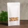 Zip-Lock package Craft, white, with a rectangular window 16 x 26 cm