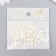 Decor for creativity plastic "Flower" Pearl set 35 pcs 0.9x0.9 cm