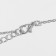 Lotus pendant with patterns, silver color, 46 cm