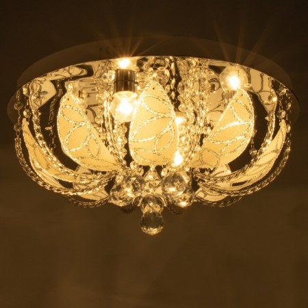 Svetogor chandelier "Moscow" 5x60W E27 LED lighting chrome 50x50cm-5