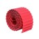 Border tape, 0.1 × 9 m, thickness 0.6 mm, plastic, corrugation, red, Greengo