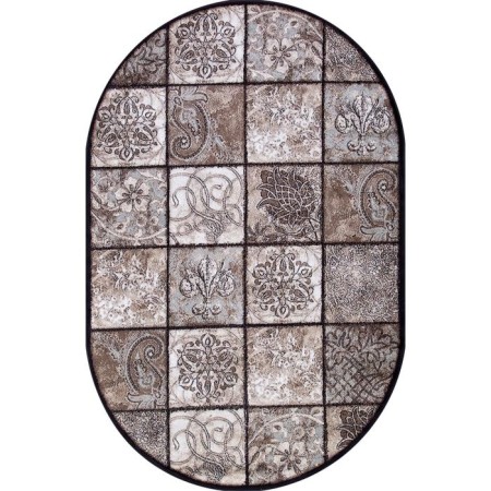 Oval carpet Merinos Valencia Deluxe, size 150x230 cm, color Brown