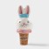 The plug for the bottle of the “Bunny with a bow”, 3.5 × 9 cm