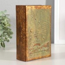 Broke-book wood, leatherette 