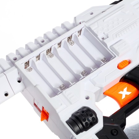 Blaster "Fast", shoots with soft bullets, works from batteries-10