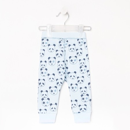 Pants children, blue/panda, height 68 cm-1