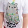 PAZHAMA Children's KAFTAN "Meowy XMAS", size 34 (122-128)