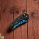 The souvenir is wooden "Automatic folding" Blue, blue