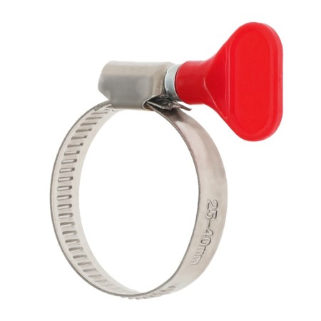Clamp with the "lamb" Zein English, diameter 25-40 mm, width 9 mm, stainless steel-4