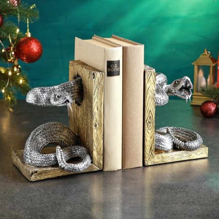 Holder - Silver with bronze, 25x12x16cm books-1