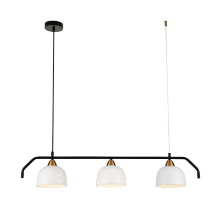 Suspended indigo lamp, 10005/3PL Black. 3x40W, E27, 900x150x180/1720 mm, white color