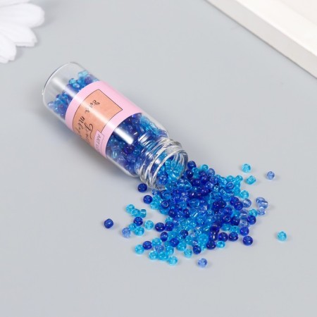 Beads 8/0 in the bottle "Night Sky" matte 20 g 6x2x2 cm-1