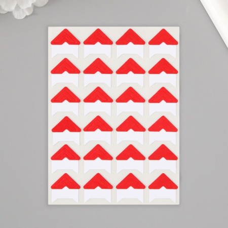 A set of corners with a pocket for photos 24 corners "Style" 12.3x9 cm mix-6