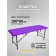 Cosmetological couch with a face for the face Massage Basic + SV, size 180 × 60 × 68-84 cm, purple color