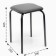 Stool collapsible TE3 r gray