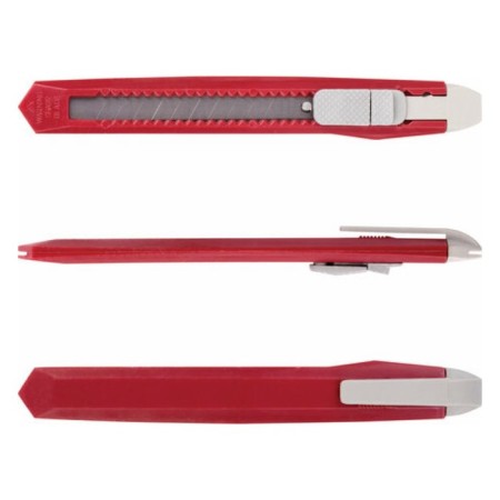 Universal knife Staff 237080, plastic case, square latch, 9 mm, mix-2