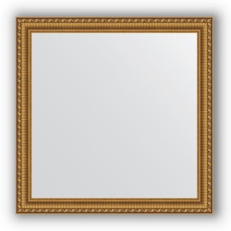Mirror in the baguette frame - Golden Aqueduct 61 mm, 74 x 74 cm, EvoForm