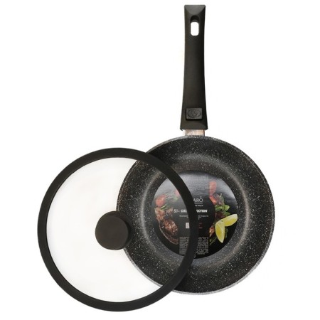 The pan-deep panIro chief infection, induction, removable handle Soft-Touch, with a lid, d = 26 cm-1