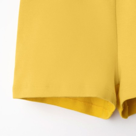 Kidsa (sweatshirt, shorts) minku, yellow color, height 122 cm-11