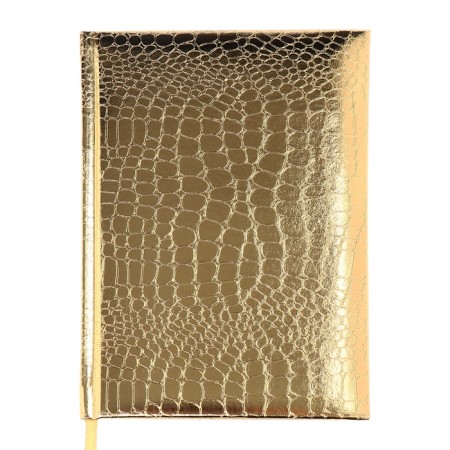 Dated diary 2025, A5 168 sheets, Attomex. Arkona, solid cover, boumvinyl with foam, liesse, block 70, gold