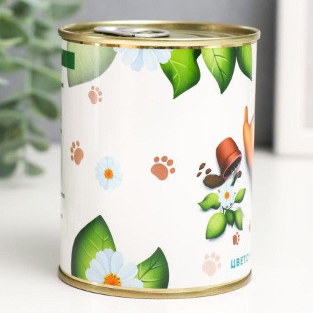 Growing gift of grass "Be happy" (Flower mix)-3