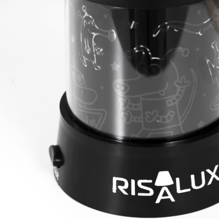 Night-designer "Alien" LED USB/from Black batteries 10.8x10.8x11.5 cm Risalux-7