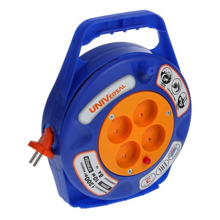 An extension cord on the coil Universal U6-015, 10M, thermo, PVS 2x0.75, 6 A, closed case-1