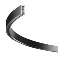 The overhead tire/suspension Technical TRX154-SR-D650-B BUSBAR TRUNKINGS FLARITY, 650X325X15 mm, black color is black
