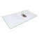 A4, 75 mm registrar, calligrata, PVC, embossing "Len", metal edging, pocket for a spine, collected, light green, mix