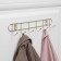 The hanger wall -mounted on 6 hooks "Light", 35 × 5 × 4 cm, the color of the gold