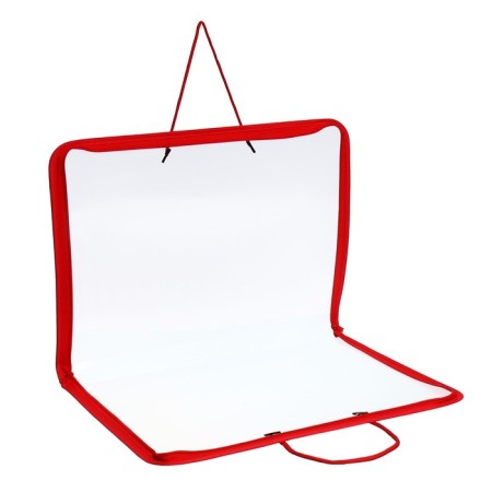 Folder for drawings and drawings A3, 460 x 320 x 25 mm, handles, plastic, lightning around, "office"-2