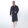 Male robe, dark blue color, size 56