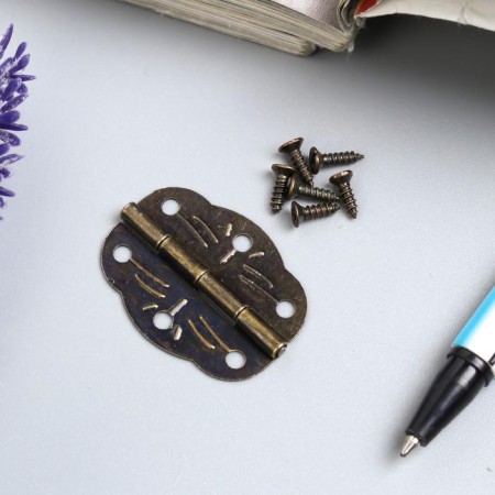 Loop for the casket Figure bronze (set 6 pcs) 1.9x2.8 cm-1