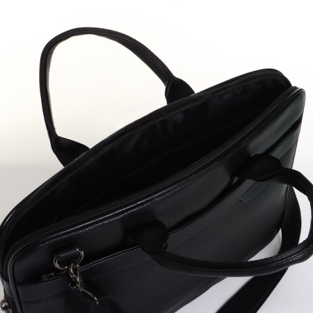 Male bag, black color-3