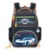 Frame backpack 35 x 26 x 18 cm, Across ACS1, filling: bag, black/orange ACS1-4