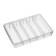 Container for fishing accessories, small, 5 departments, 11.5x9.5x2 cm