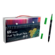 A set of professional markers, 72 pieces/72 colors, bilateral