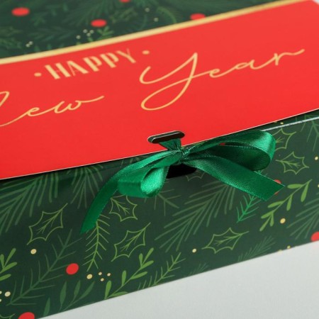 Happy New Year folding box, 31 x 24.5 x 9 cm, New Year-3