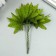 Decor for creativity "Maple leaf" 1 bouquet = 12 leaves green 10x8x6 cm