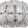Bra Indigo, 12023/2W Nickel. 2x40W, E14, 160x260x170 mm, transparent color