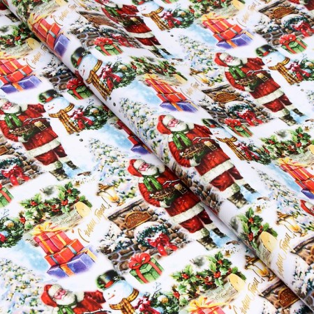 Glossy packaging paper "Preparation for the holiday", 70 x 100 cm-1