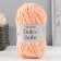 Yarn "Dolce Baby" 100% micropoliester 85m/50 g (773 peach)