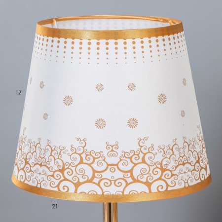 Aryel light lamp E27 40W white-gold 21x21x34 cm Risalux-3