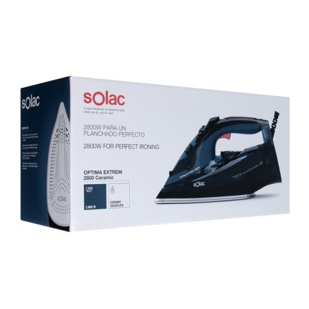 SOLAC Optima Extrem iron, ceramic sole, 2800 watts, 40 g/min, 300 ml, dark green-4