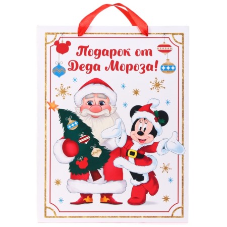 New Year. Gift package, 31x40x11.5 cm, packaging, Mickey Mouse-4