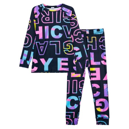 Thermal complex for girls: trousers, sweatshirt, height 158 ​​cm-4
