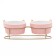 Ceramic bowls on a stand 2 x 250 ml