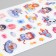 Plastic sticker "Cute animals" mix 10x21.5 cm