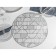 A set of serving napkins on the table “Burleske”, 4 pcs, d = 38 cm, silver color